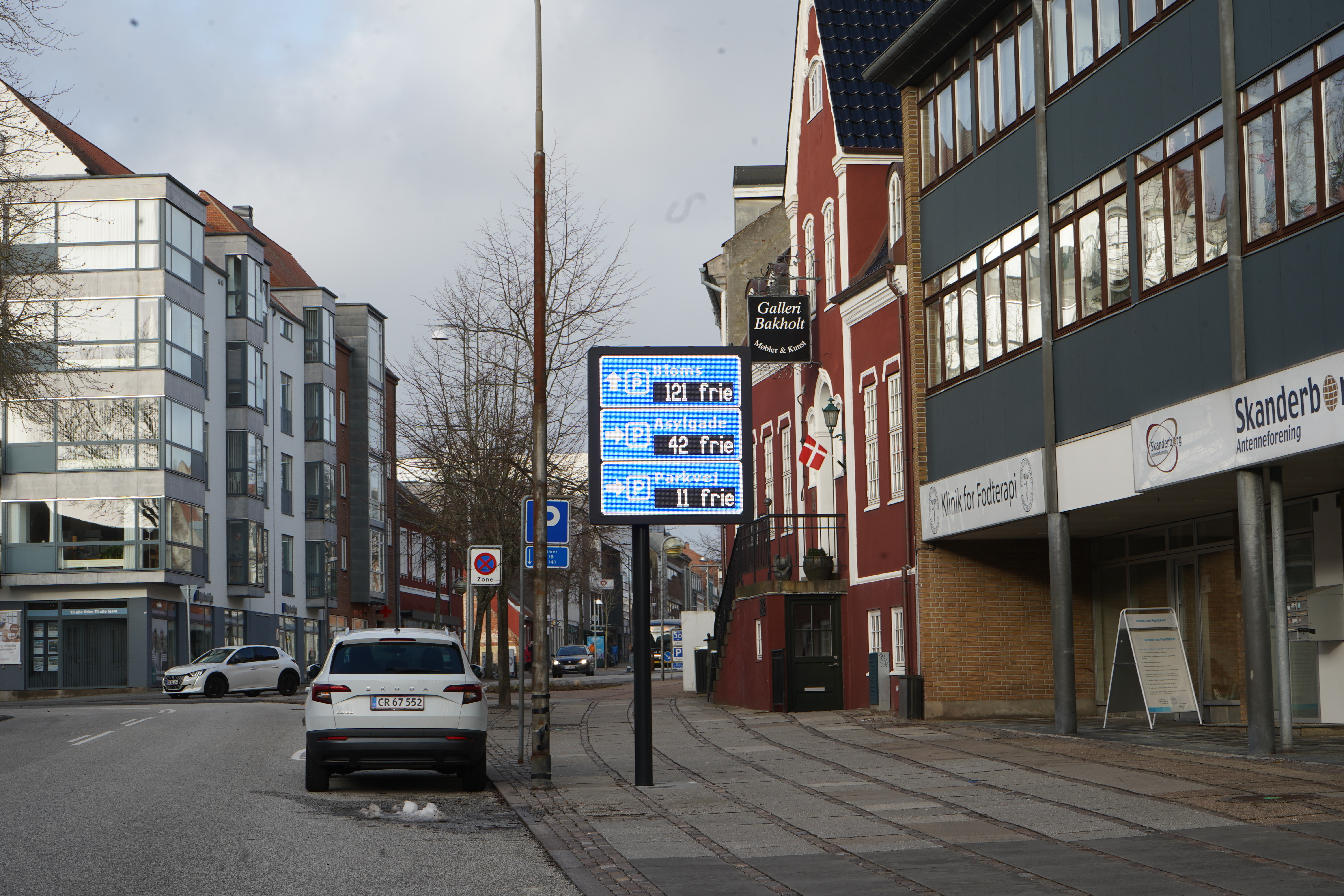 Skanderborg – Denmark takes a step towards the future with its innovative parking guidance project with the assistance of Urbiotica 
