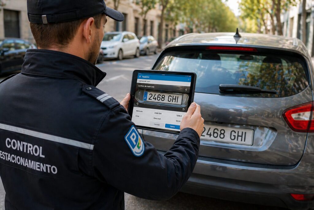 3- Contrôle du paiement par validation assistée de la plaque