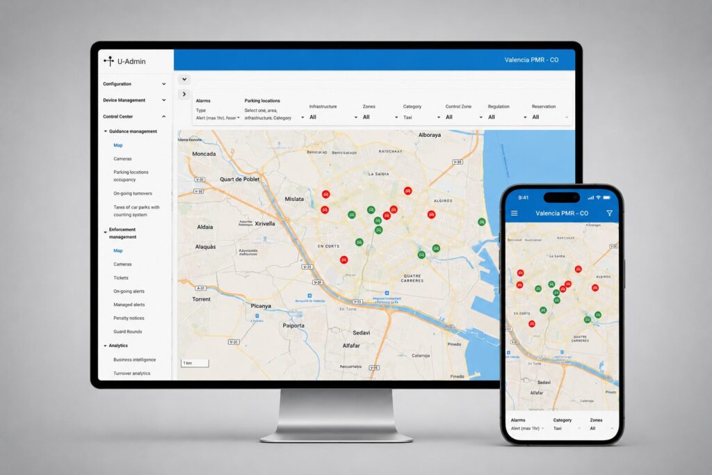 Información en tiempo real para taxistas
